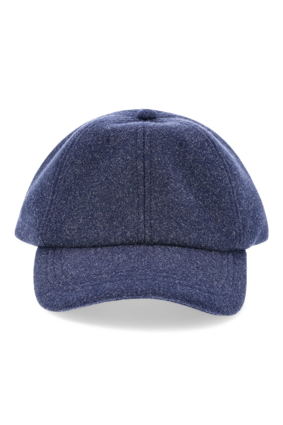 Women's Felt Baseball Cap, Blue