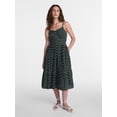 thumbnail image 1 of Time and Tru Women's Spaghetti Strap Midi Dress, Sizes XS-XXXL, 1 of 5