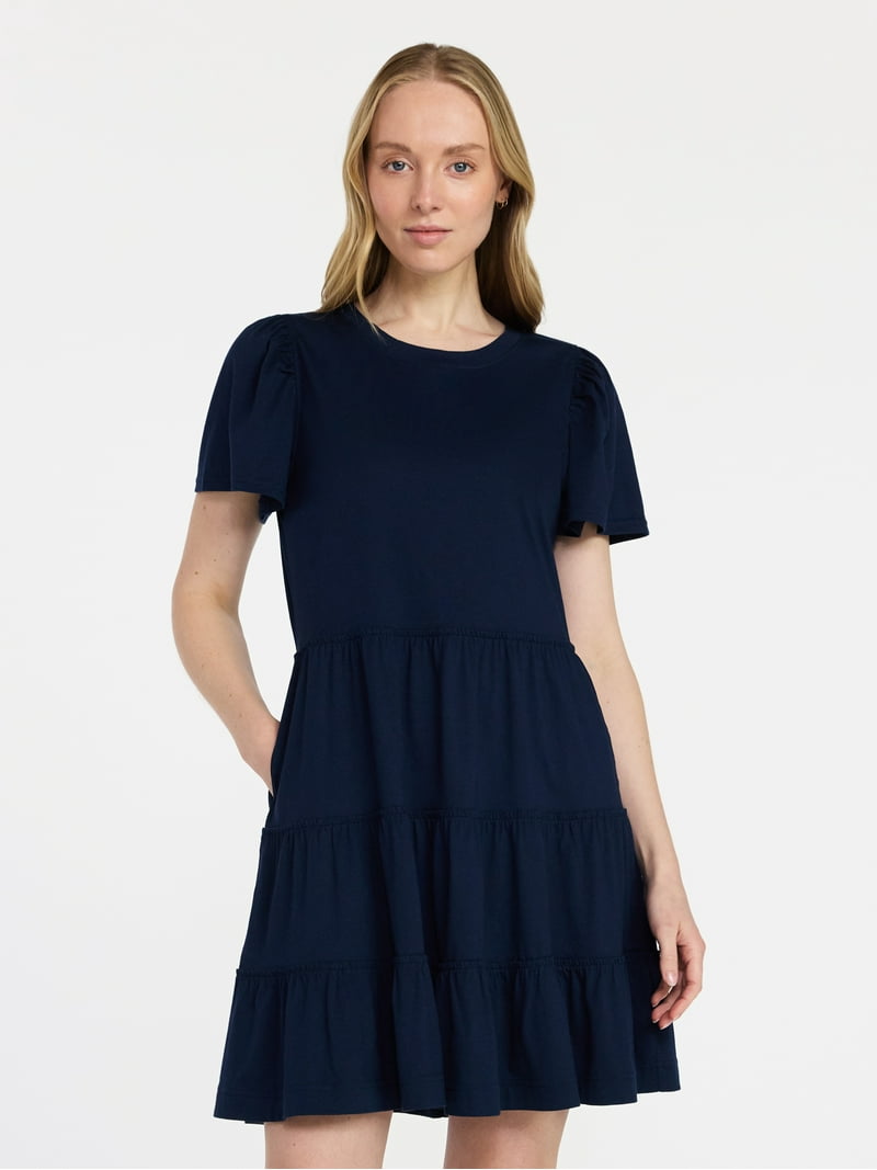 simple cotton dress Few Moda | Nya 69.69/170cm Red Cotton-Linen Dress | Comfy,
