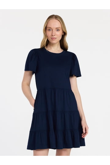 navy blue dress walmart navy blue women's dress Navy Blue / 4 USA