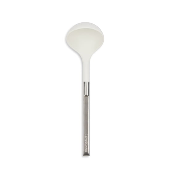 Thyme & Table Supreme Collection Stainless Steel Ladle White