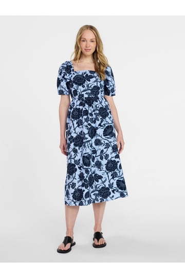 chiffon floral maxi dress midi Offwhite Floral Chiffon Maxi Dress – Ambraee