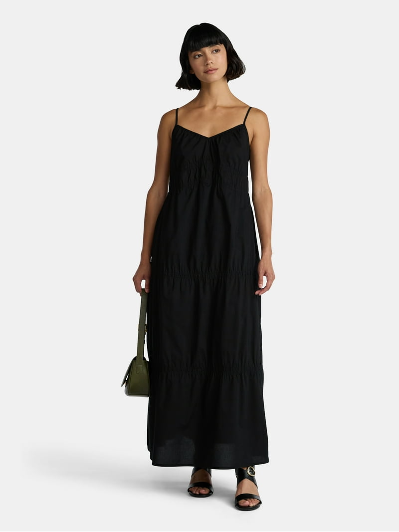 white christmas dresses Strappy Dress in White main image 1