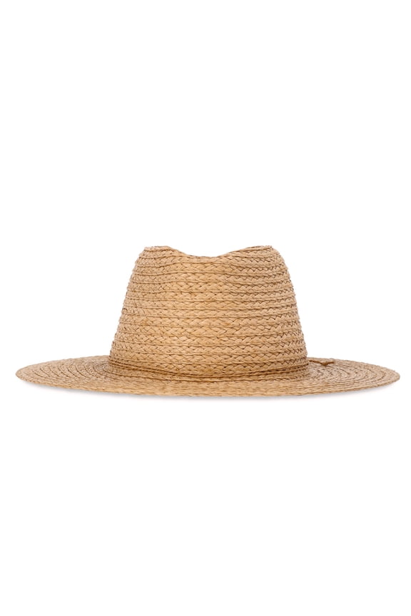 Womens Straw Fedora, One Size