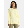 thumbnail image 1 of Time and Tru Women's and Women's Plus Crewneck Sweatshirt with Long Sleeves, Sizes XS-4X, 1 of 1