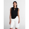 thumbnail image 1 of Time and Tru Women’s Tie Front Top, sizes XS-XXXL, 1 of 6