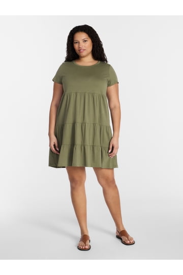 green emerald velvet dress Sydney's Closet SC8108 Size 28 Teal Plus Sized Cocktail Dress Short Metallic Shimmer V Neck main image 1