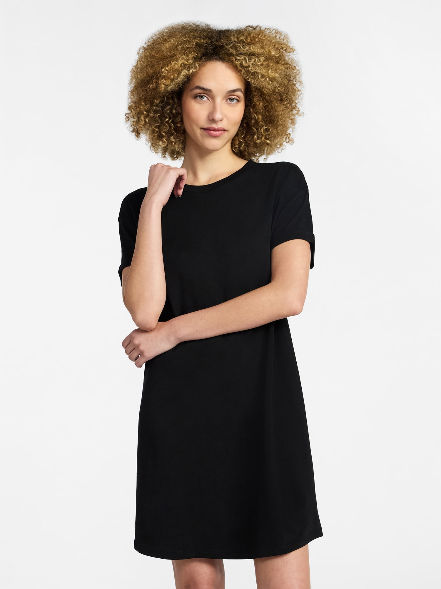 black t shirt dress near me Krystal T in Black, Size XL, For Concert