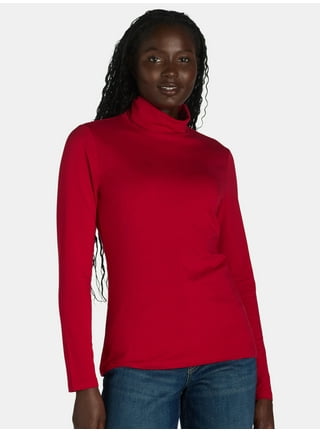 Red turtleneck walmart hot sale