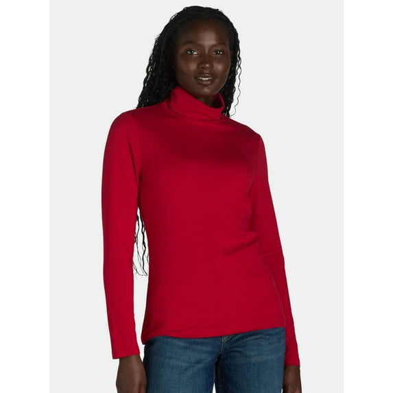 Time and Tru Women's Turtleneck, Size S-XXXL