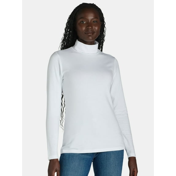 Time and Tru Women's Turtleneck, Size S-XXXL