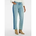 thumbnail image 1 of Time and Tru Women's Tuxedo Jeans, 30" Inseam, Sizes 0-20, 1 of 5