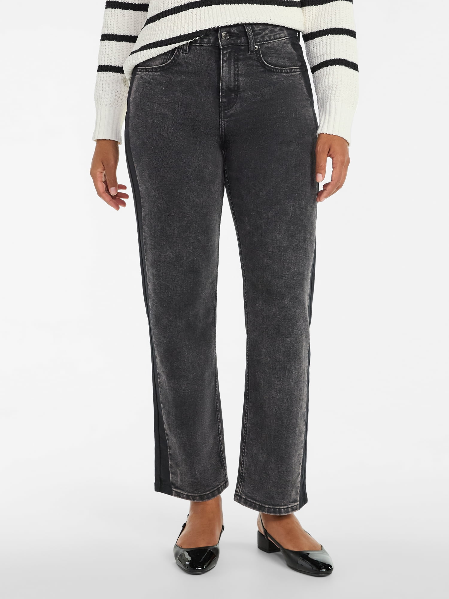 Time and Tru Women's Tuxedo Jeans, 30" Inseam, Sizes 0-20