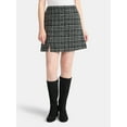 thumbnail image 1 of Time and Tru Women's Tweed Mini Skirt, Sizes XS-XXXL, 1 of 5