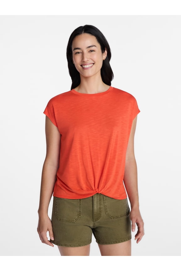 Women's Twist Front Top, Sizes XS-XXXL