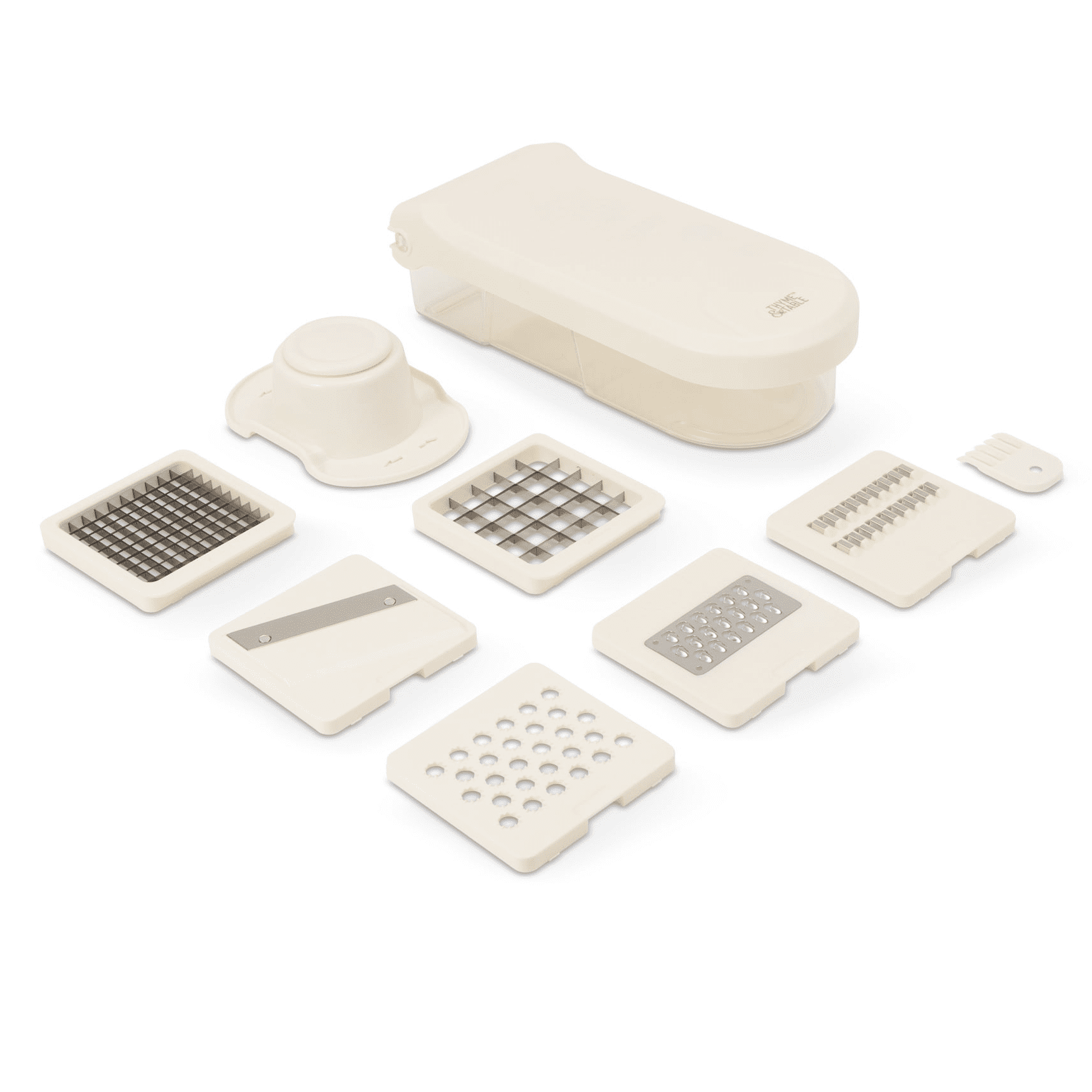 Thyme & Table 11-Piece Vegetable Chopper, Cream - Walmart.com