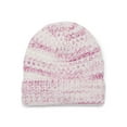 thumbnail image 1 of Time and Tru Women's Waffle Beanie, One Size Fits Most, Purple Combo, 1 of 3