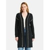 Time and Tru Women’s Longline Cardigan Sweater wit