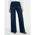thumbnail image 1 of Time and Tru Women's Wide Leg Jeans, 31" Inseam, Sizes 0-22, 0L-22L, 1 of 6