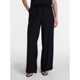thumbnail image 1 of Time and Tru Women's Wide Leg Linen Blend Pants, Sizes XS-4X, 1 of 5