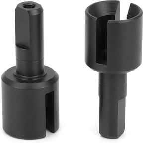 TT02 Differential Output Cup Metal Diff Outdrive Joint Upgrade Parts Reduces Friction For 1 10 Scale RC Car Black 2 Pcs