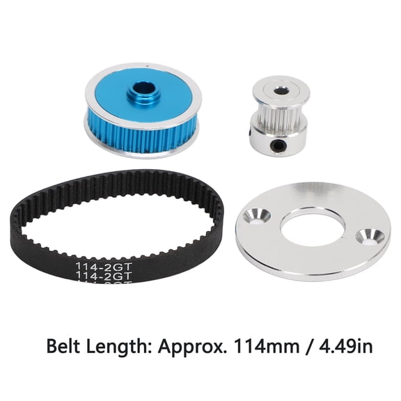 TT02 RC Car Belt Transmission Gear Kit, Smooth, Quiet Operation Easy Install