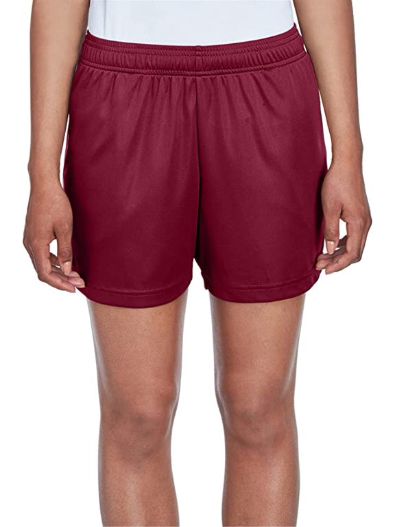 TT11SHW Team 365 Ladies' Zone Performance Short Sport Maroon XS