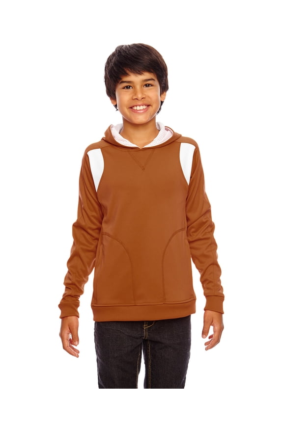 TT30Y Team 365 Youth Elite Performance Hoodie SP Orange/White M
