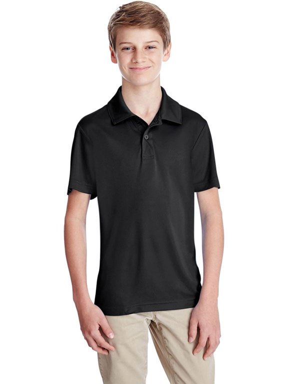 TT51Y Team 365 Youth Zone Performance Polo Black M