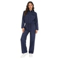 thumbnail image 1 of TTAO Boiler Suit Coveall For Women Mechanic Jumpsuit Mechanic Coveralls Long Sleeve Workwear Navy Blue 3XL, 1 of 5