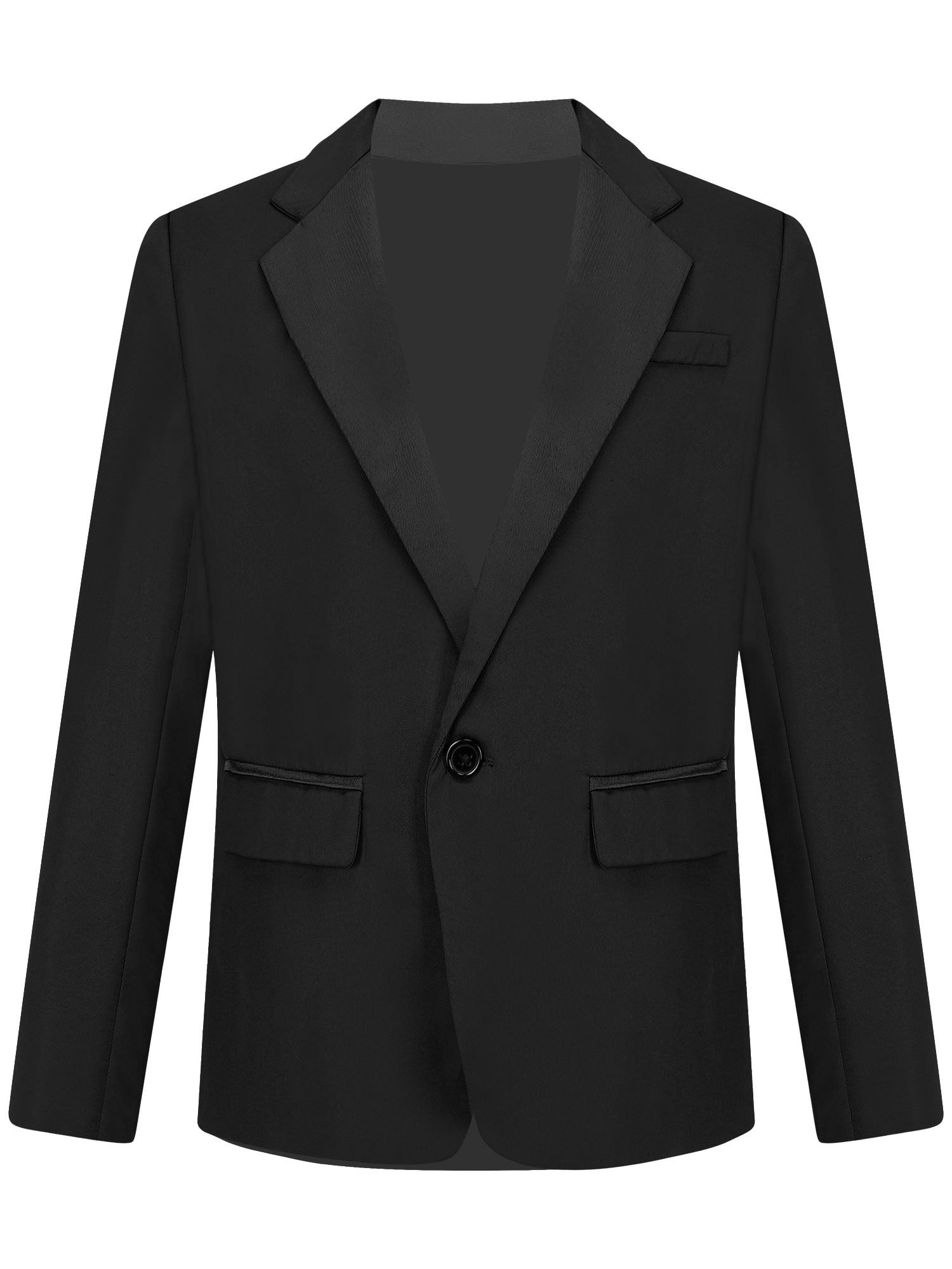 TTAO Boys Sport Blazer Classic Fit Lapel Suit Jacket Single Breasted ...