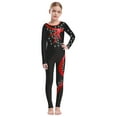 thumbnail image 1 of TTAO Full Body Leotard for Girls Ballet Dance Bodysuit Long Sleeve Skating Jumpsuit Tumbling Activewear Black 16, 1 of 5