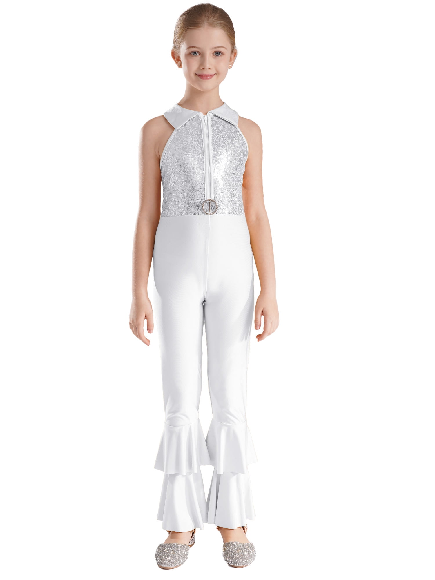 TTAO Girls Gymnastics Leotard Ballet Modern Dance Unitard Stage ...