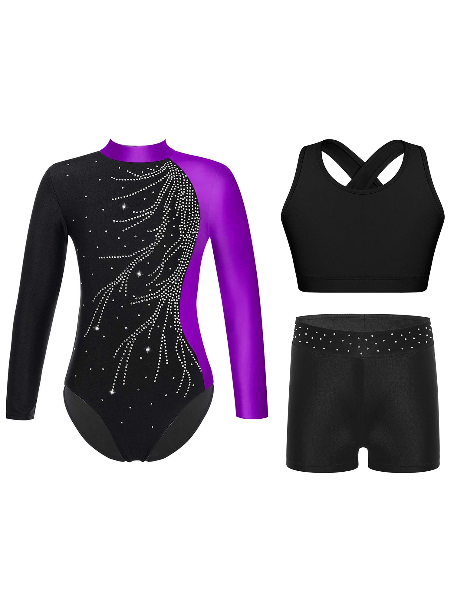 Uniform - Chocolate Ballerinas - Kids- Long Sleeve, Mock Neck Company Chocolate Leotard