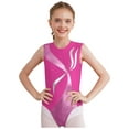 thumbnail image 1 of TTAO Gymnastic Leotard for Girls Kids Metallic Rhinestone Ballet Dance Figure Skating Unitard One Piece Hot Pink 12, 1 of 7