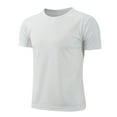 thumbnail image 1 of TTAO Kids Boys UPF 50+ Rash Guard Short Sleeve Quick Dry Athletic T-Shirts Sports Tops White 6-7, 1 of 2