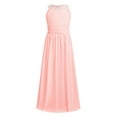 thumbnail image 1 of TTAO Kids Girls Chiffon Rhinestone Flower Dress Princess Pageant Wedding Bridesmaid Birthday Party Ball Gown Pearl Pink 8, 1 of 7