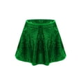 thumbnail image 1 of TTAO Kids Girls Sequin Modern Jazz Hip Hop Latin Samba Tango Ballet Dance Skirts A-Line Party Mini Skorts Dancewear Green 14, 1 of 3