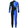 thumbnail image 1 of TTAO Girls Shiny Full Body Unitard Gymnastic Ballet Dance Leotard Bodysuit Tumbling Jumpsuit Dancewear Navy Blue 8, 1 of 5