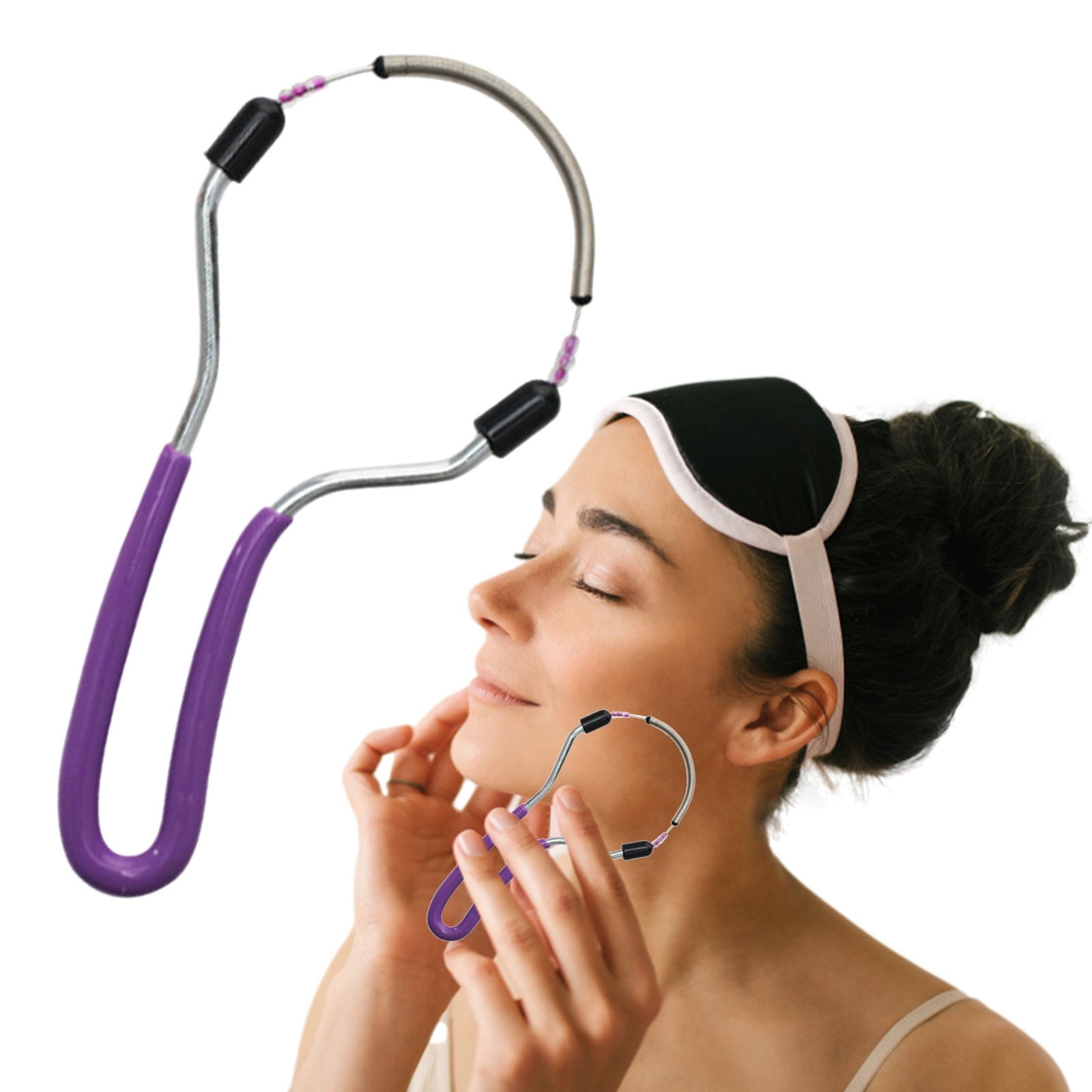 TTAUHJUT Spring Epilator Stainless Steel Spring Epilator Facial