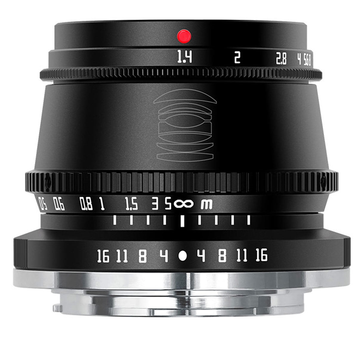 TTArtisan 35mm f/1.4 APS-C Lens, Manual Focus, Black, Anodized