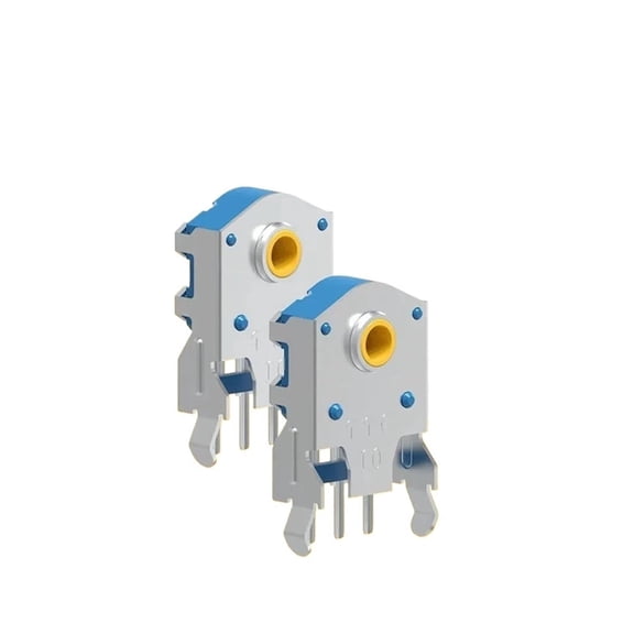 TTC Encoder 7/8/9/10/11/12/13/14/15/16mm Rotary Scroll Gold Wheel Encoder with 1.74mm Hole Mark,20-40g PC Dustproof(9mm)