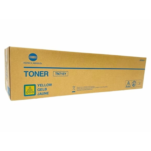 TTCopier OEM Konica Minolta TN715Y ACP8230 Yellow Toner Cartridge Bizhub C750i