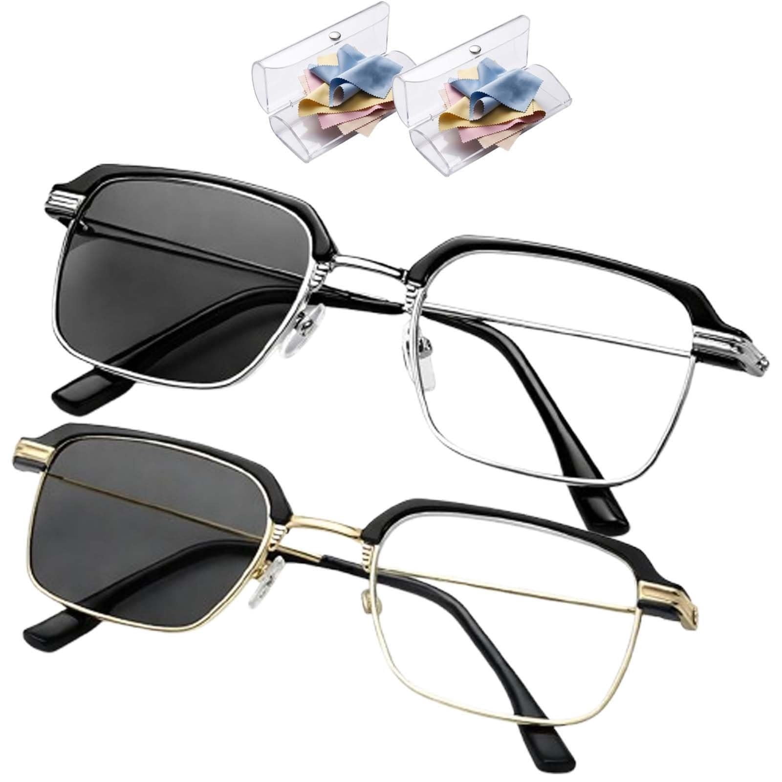 TTDEKGH Intelligent Zoom Reading Glasses, Diamond-Cut Smart Auto Focus ...
