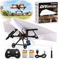 TTDEKGH RC Paper Airplane Kit, DIY Remote Control Plane with Built-In ...