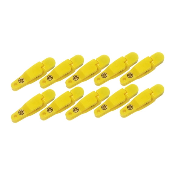 TTETTZ 10 Pieces Downrigger Release Clips Line Release for Kite Planer Board Weight Yellow