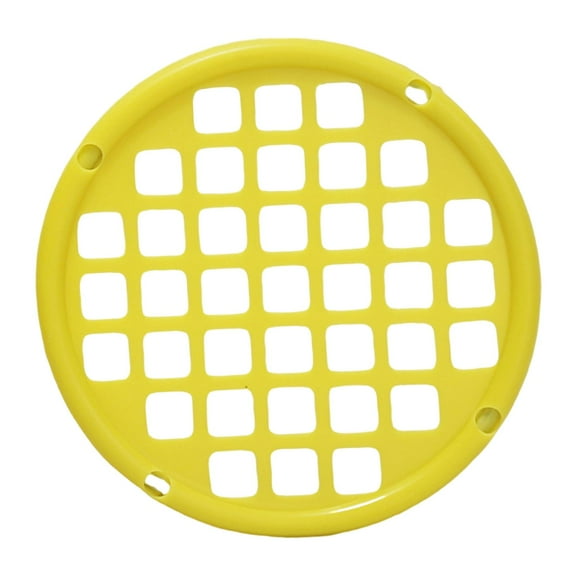 TTETTZ 17.5cm Hand Exercise Web Multifunctional Portable Silicone Grip Strengthener Yellow