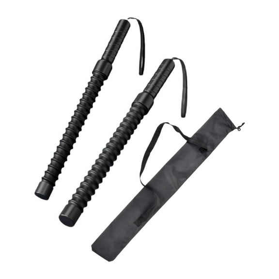 TTETTZ 2 Pieces Fitness Cords s for Adults Practical Spring Sticks Workout Exercise Ropes for Muscle Building Home With Shoulder Bag