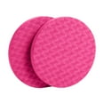 thumbnail image 1 of TTETTZ 2 Pieces Knee Pads Cushion Round Support Pad for Women/Men Home Workout Red, 1 of 9