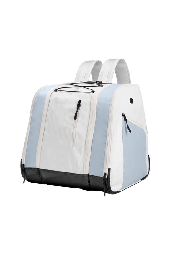 38L Capacity Oversized Ski Boot Backpack Professional with Ventilation Holes White